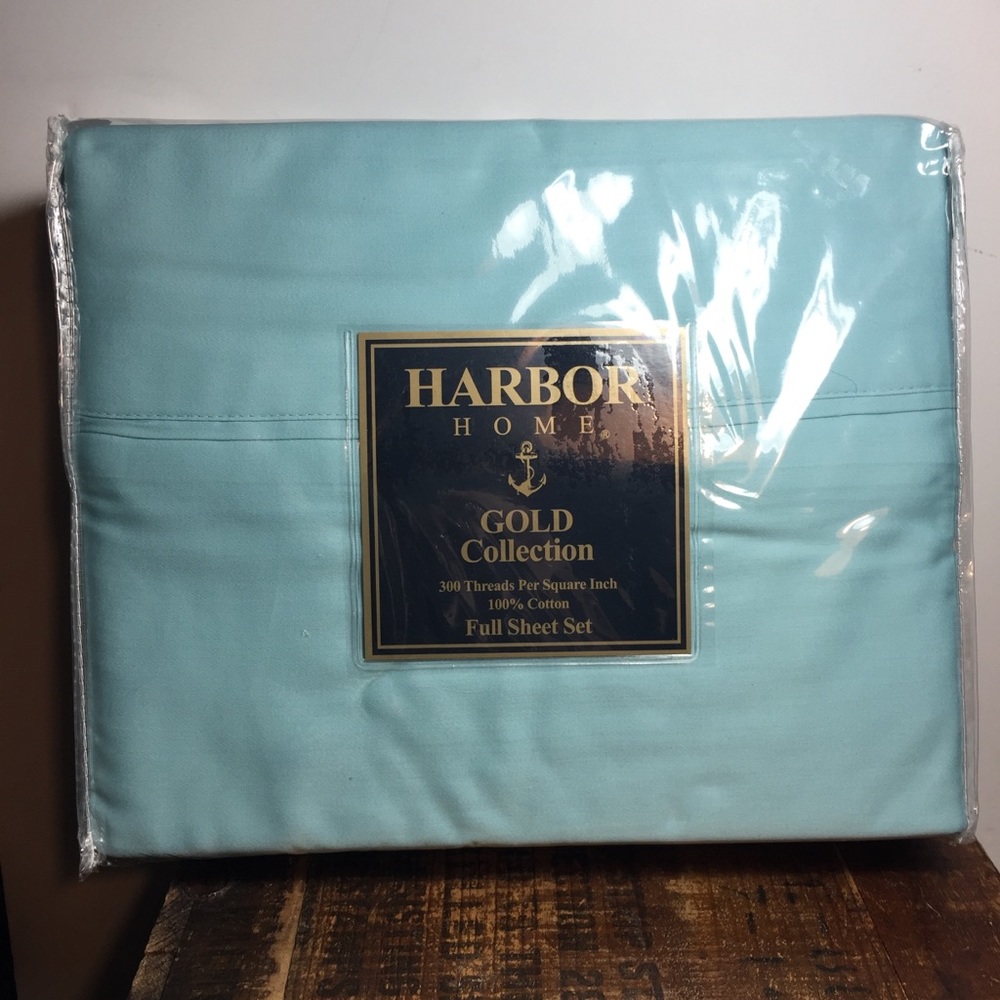 Harbor House Full Sheet Set spa blue new